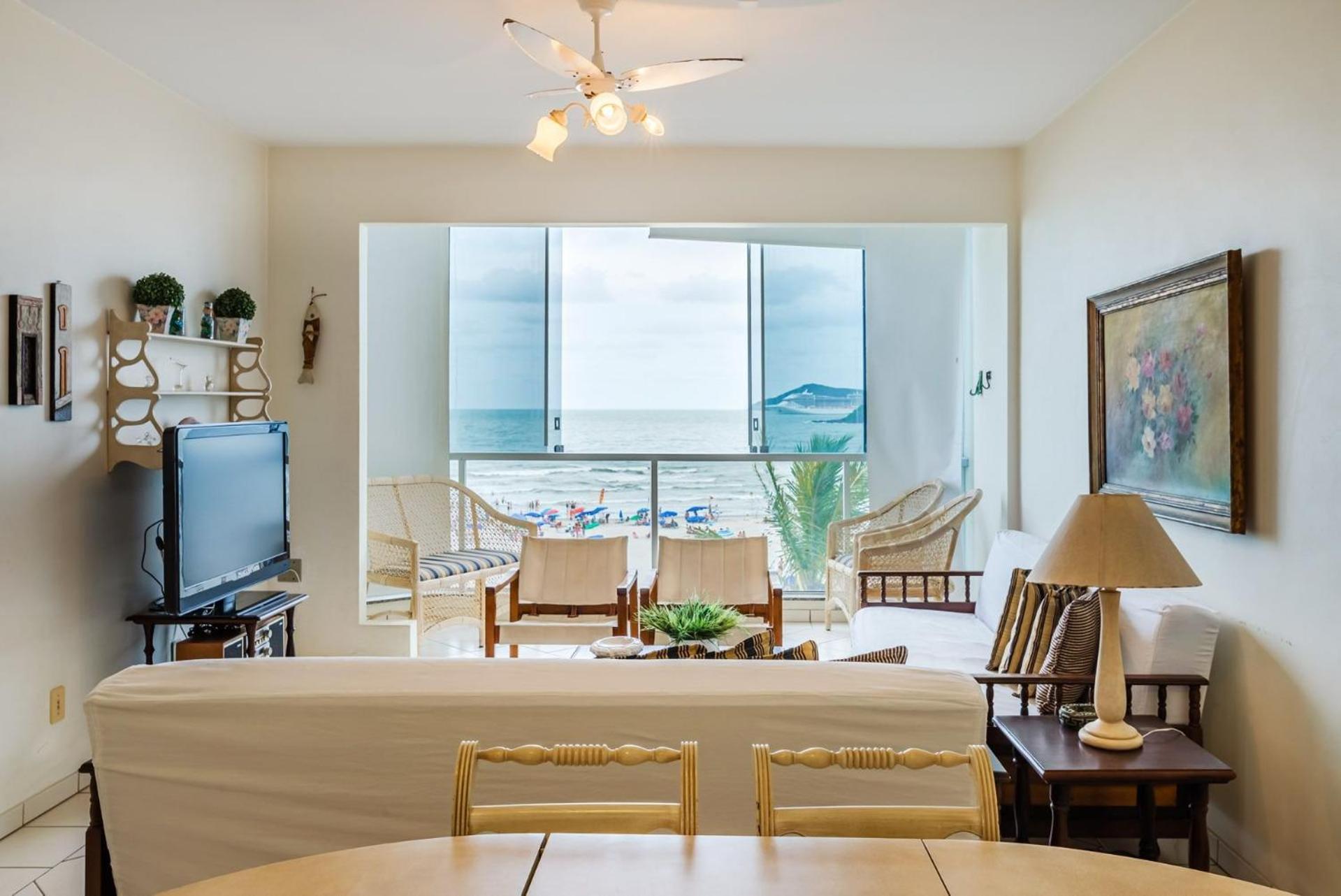 Apto Pe Na Areia Com Linda Vista Frente Mar Cel403 Apartment บัลเนอาริโอ กังโบริว ภายนอก รูปภาพ