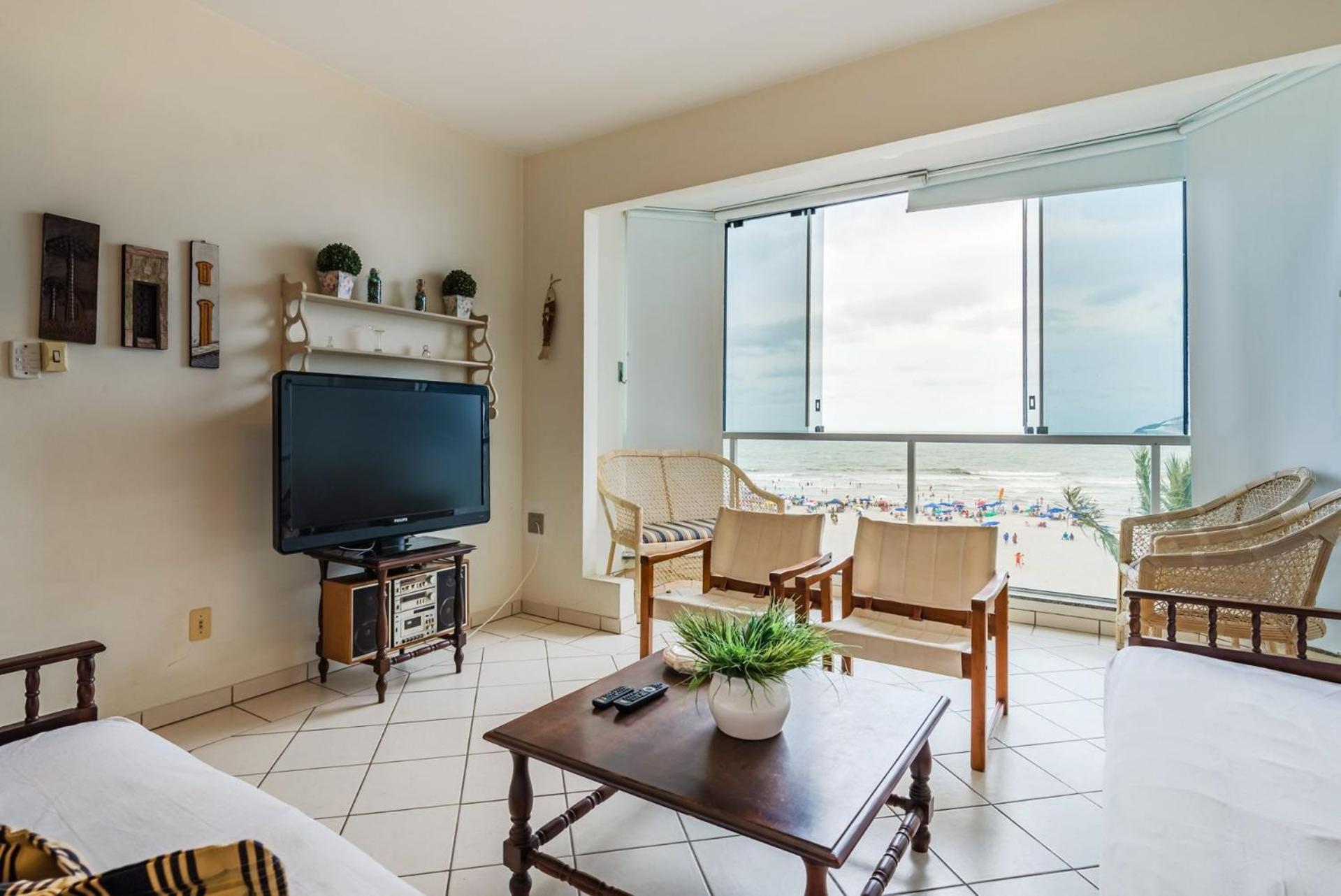 Apto Pe Na Areia Com Linda Vista Frente Mar Cel403 Apartment บัลเนอาริโอ กังโบริว ภายนอก รูปภาพ
